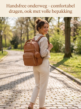 Ayviora Lune Bag Cognac - handsfree dragen