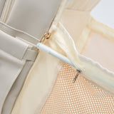 Ayviora Lune Bag Crème - detail stok van het klamboescherm