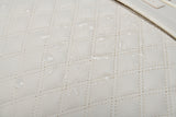Ayviora Lune Bag Crème - detail waterafstotend PU-leer