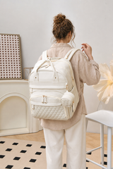 Ayviora Lune Bag Crème - achteraanzicht op de rug
