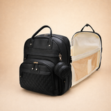 Ayviora Lune Bag Noir - tas met uitgeklapt verschoonstation