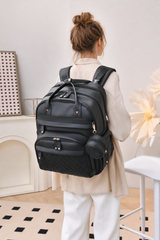 Ayviora Lune Bag Noir - achteraanzicht op de rug