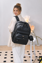 Ayviora Lune Bag Noir - op de rug gedragen