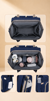 Ayviora Nest Bag Navy - infographic vakkenoverzicht