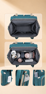 Ayviora Nest Bag Pine - infographic vakkenoverzicht