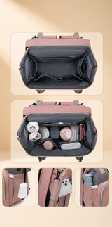 Ayviora Nest Bag Rose - infographic vakkenoverzicht