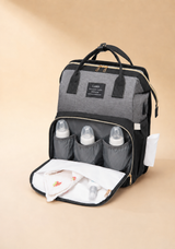 Ayviora Nest Bag Stone/Noir - geisoleerd flesjesvak