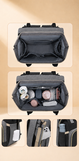 Ayviora Nest Bag Stone/Noir - infographic vakkenoverzicht