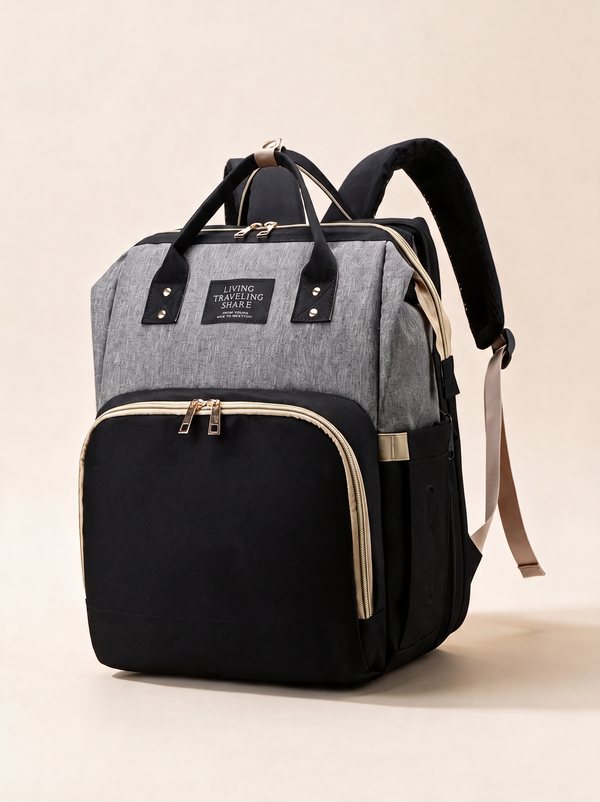 Ayviora Nest Bag Stone/Noir - vooraanzicht